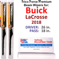 thumbnail image 1 of 2018 Buick LaCrosse Performance Beam Wipers (Set of 2), 1 of 3