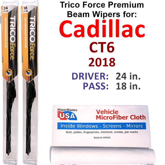 2018 Cadillac CT6 Performance Beam Wipers (Set of 2)
