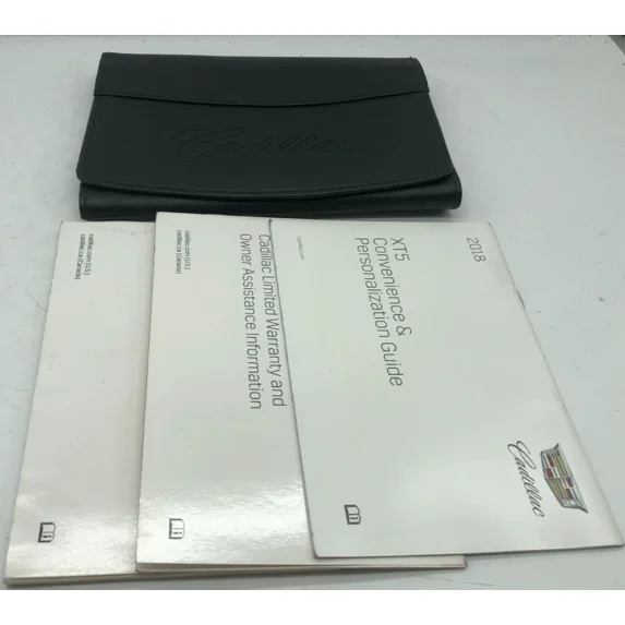 2018 Cadillac XT5 Owners Manual Set with Case OEM F01B63006