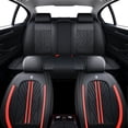thumbnail image 1 of 2018 Car Seat Cover for TOYOTA CAMRY , Wear-Resistant Faux Leather Full Set of 5 Seats Scratch & Wear Resistant Refresh Car Interior, Red Edge Car Seat Covers, Pet Car Seat Covers, 1 of 9