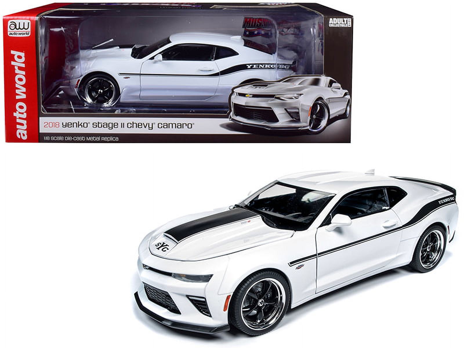 2018 Chevrolet Camaro Yenko/SC Stage II Coupe White with Black