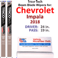 thumbnail image 1 of 2018 Chevrolet Impala Beam Blade Wipers (Set of 2), 1 of 3