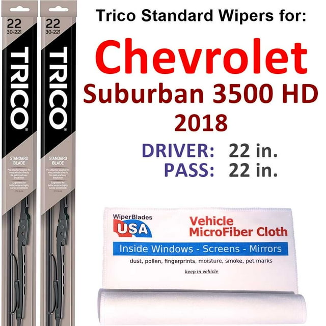2018 Chevrolet Suburban 3500 HD Wiper Blades (Set of 2)