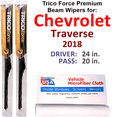 thumbnail image 1 of 2018 Chevrolet Traverse Performance Beam Wipers (Set of 2), 1 of 3