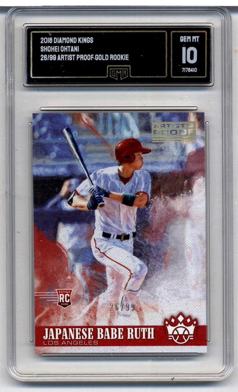 rare shohei ohtani rookie card Shohei Ohtani Los Angeles Angels 2018 Topps Chrome Update #HMT1 SGC Authenticated 10 Rookie Card
