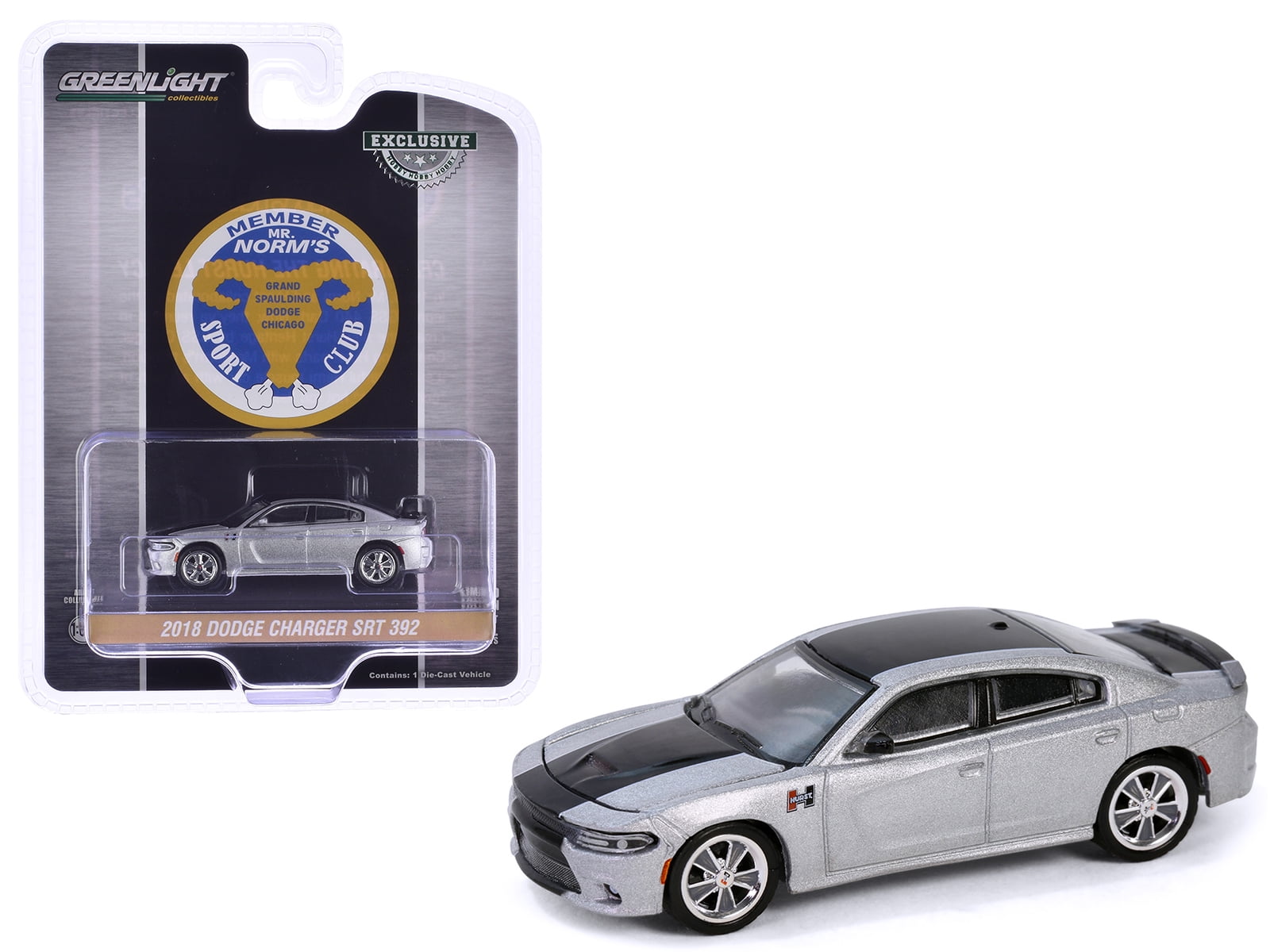 Greenlight 1/43 Scale 86604 - 2006 Dodge Charger Castle - Met