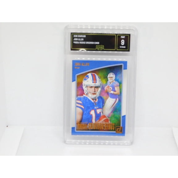 2018 Donruss Gridiron Kings Rookie RC #RGK4 Josh Allen Buffalo Bills GMA 9 Serial Number May Vary Panini Trading Card