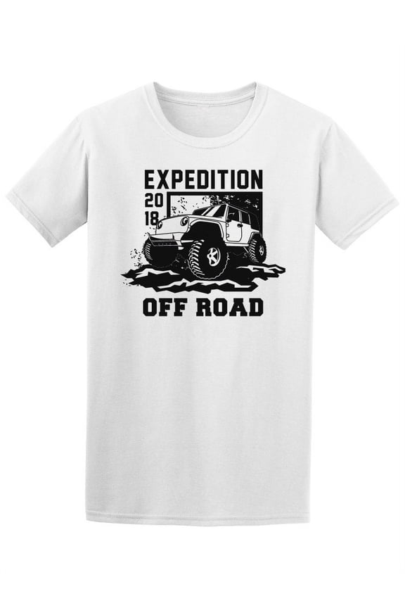 2018 Extreme Off-Road Expedition T-Shirt Men -Image by Shutterstock, Male Medium
