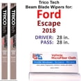 thumbnail image 1 of 2018 Ford Escape Beam Blade Wipers (Set of 2), 1 of 4