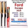 thumbnail image 1 of 2018 Ford Escape Performance Beam Wipers (Set of 3) w/Rear Wiper, 1 of 4