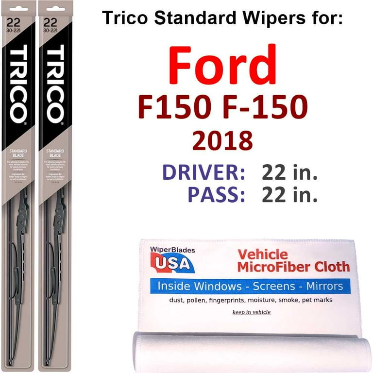 2018 f 150 shop wiper blade size