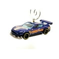 thumbnail image 1 of 2018 Ford Mustang GT Drift Christmas Ornament 1:64 Blue, 1 of 3