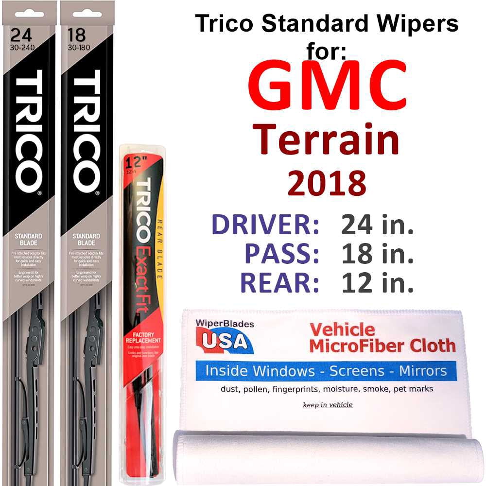 2018 Gmc Terrain Wiper Blades Sizenull