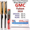 thumbnail image 1 of 2018 GMC Yukon Performance Beam Wipers (Set of 3) w/Rear Wiper, 1 of 4