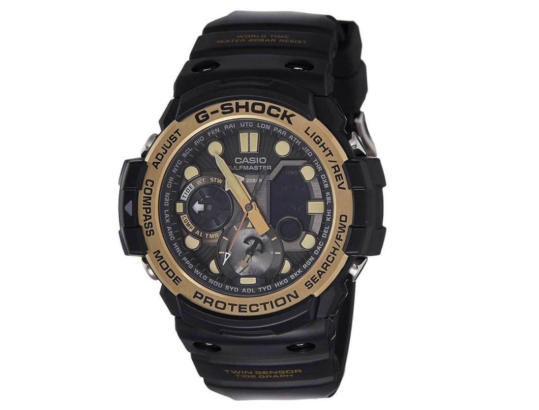 2018 GN1000GB-1ACR Watch G-Shock Gulfmaster Twin Sensor - Walmart.com