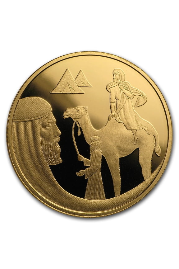 2018 Israel 1/2 oz Gold 10 NIS Isaac and Rebecca Proof