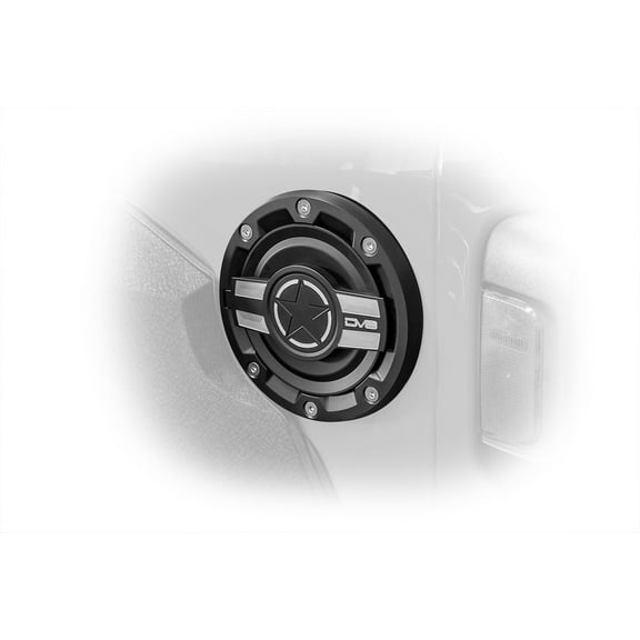 DV8 Offroad 2018+ Jeep JL Aluminum Fuel Door for 20-Pres Wrangler