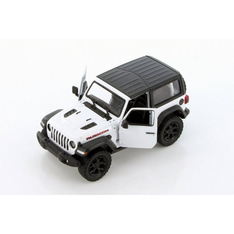 2018 Jeep Wrangler Rubicon Hard Top, White - Kinsmart 5412DK