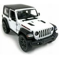 thumbnail image 1 of 2018 Jeep Wrangler Rubicon white 5 " inch Diecast Car Model with Pull back, 1 of 1