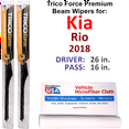 thumbnail image 1 of 2018 Kia Rio Performance Beam Wipers (Set of 2), 1 of 3