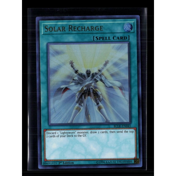 2018 Konami Battles of Legend: Relentless Revenge Solar Recharge Ultra Rare 1st Edition #BLLR-EN045