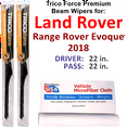 thumbnail image 1 of 2018 Land Rover Range Rover Evoque Performance Beam Wipers (Set of 2), 1 of 3