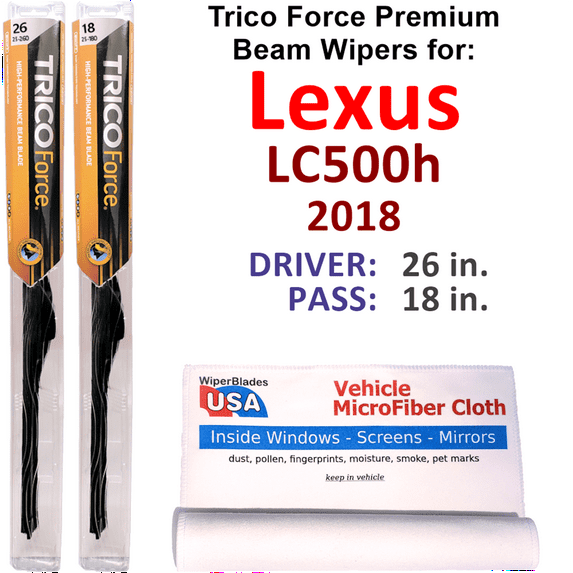2018 Lexus LC500h Performance Beam Wipers (Set of 2)