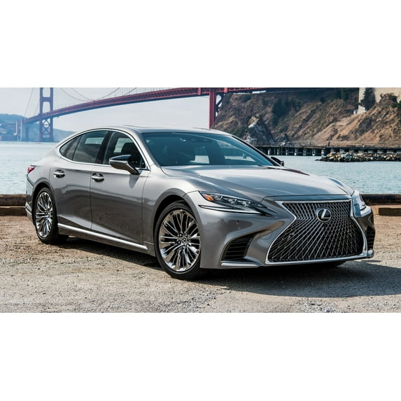 2018 Lexus LS - 24x36 Inch Laminated Poster - Stunning Detail and Bold Colors