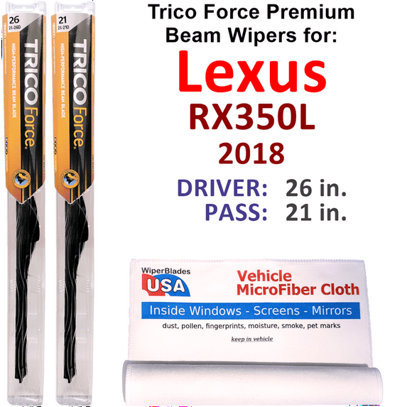 2018 Lexus RX350L Performance Beam Wipers (Set of 2)