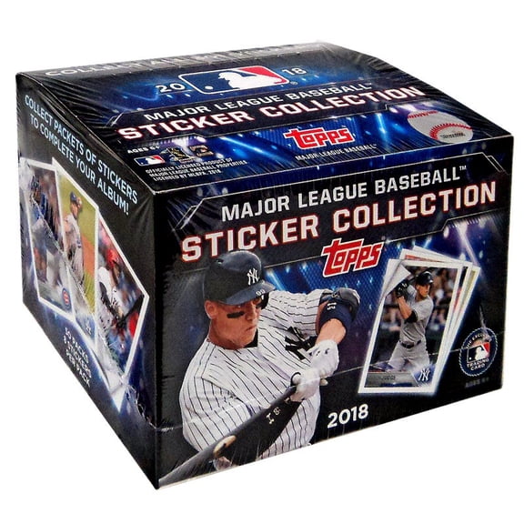2018 MLB Sticker Collection Box