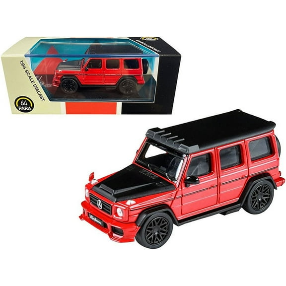 2018 Mercedes-Benz Liberty Walk AMG G63, Red - Paragon PA55162R - 1/64 scale Diecast Model Toy Car