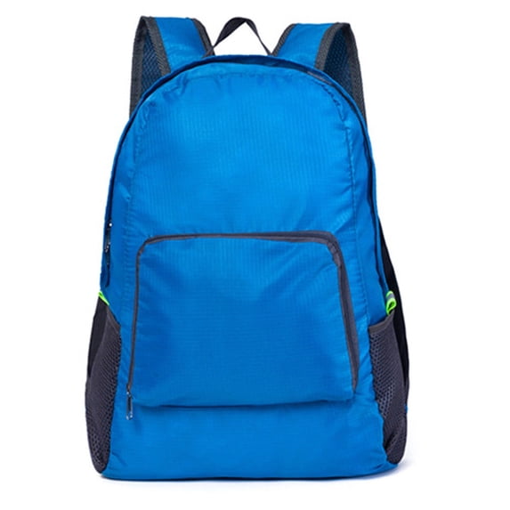 2018 New Style Fashion Lightweight Solid Zipper Pack Waterproof Foldable Travel Backpacks Day Pack Bags Camping