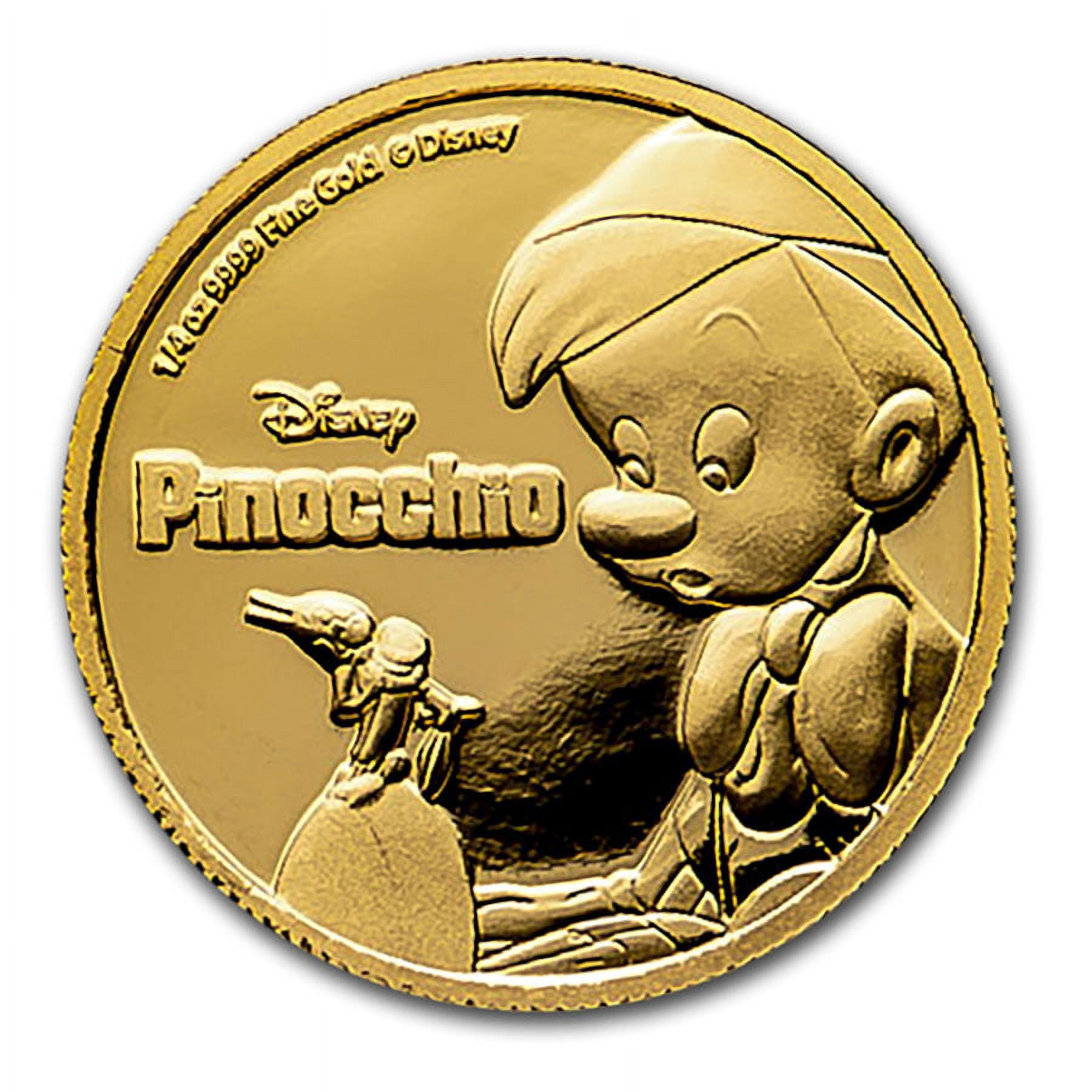 2018 Niue 1/4 oz Gold $2 Disney Pinocchio - Walmart.com