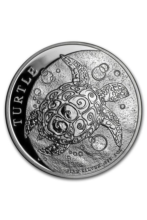 2018 Niue 1 oz Silver $2 Hawksbill Turtle BU