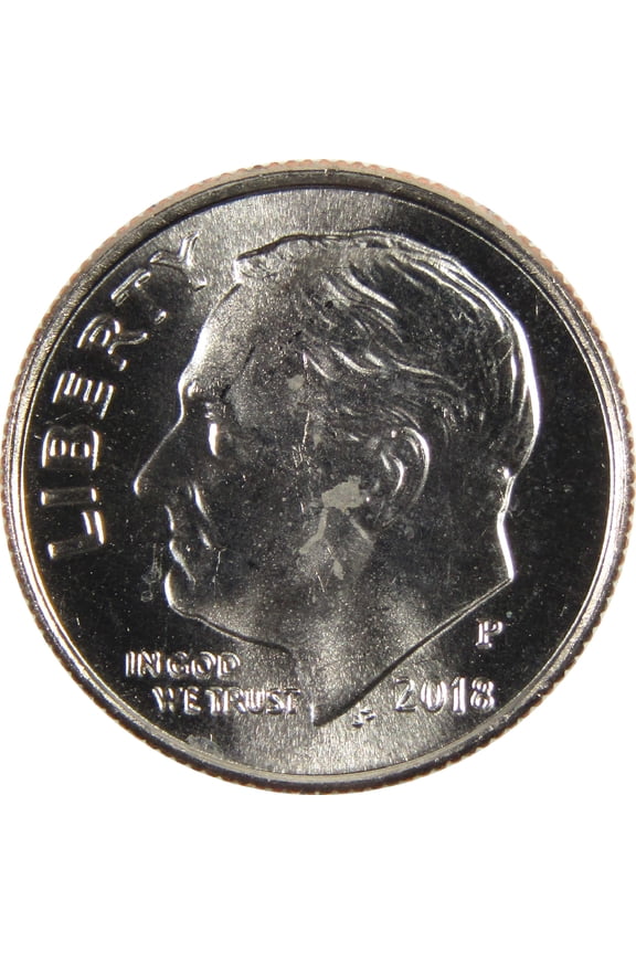2018 P Roosevelt Dime Uncirculated Clad 10c Coin