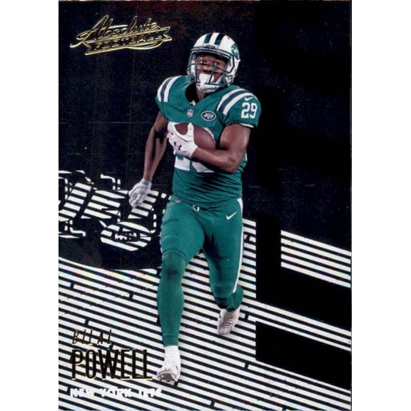 2018 Panini Absolute Base #76 Bilal Powell New York Jets Football Card