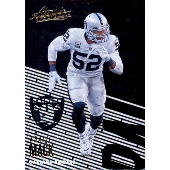 2018 Panini Absolute Base #79 Khalil Mack Oakland Raiders Oakland Raiders NFL Football Trading Card