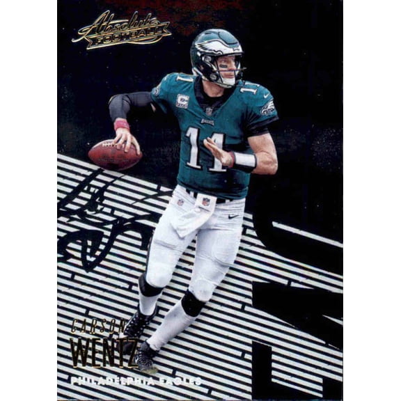 2018 Panini Absolute Base #80 Carson Wentz Philadelphia Eagles Philadelphia Eagles NFL Football Trading Card