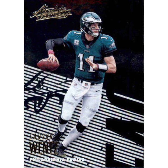 2018 Panini Absolute Base #80 Carson Wentz Philadelphia Eagles Philadelphia Eagles NFL Football Trading Card