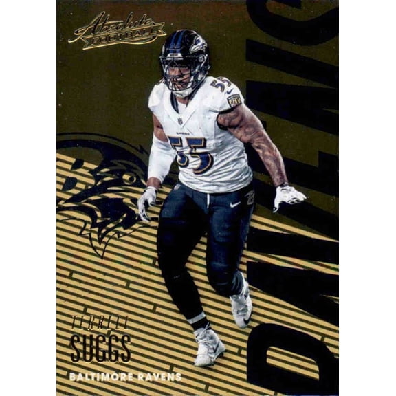 2018 Panini Absolute Base #9 Terrell Suggs Baltimore Ravens Football Card