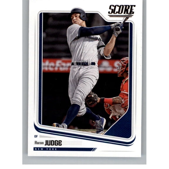 2018 Panini Chronicles Score #5 Aaron Judge New York Yankees Baseball Trading Card
