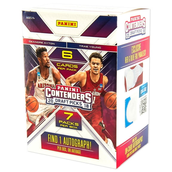 2018 Panini Contenders Draft Picks Basketball Value Box Trading Cards