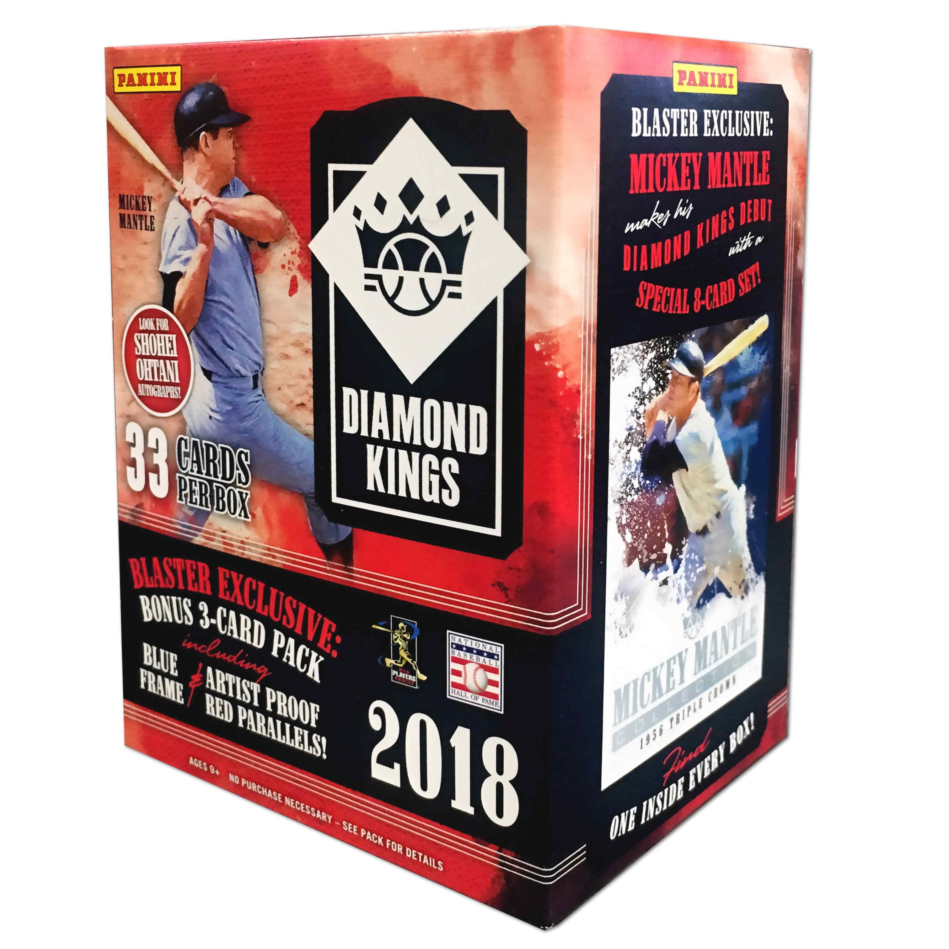 2018 Panini Diamond Kings Baseball Blaster Box 35 Trading Cards Hall