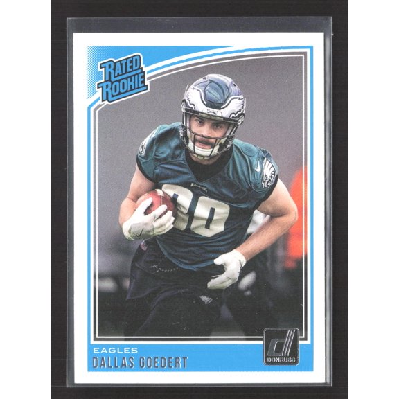 2018 Panini Donruss Dallas Goedert #347 Philadelphia Eagles NFL Football Trading Card