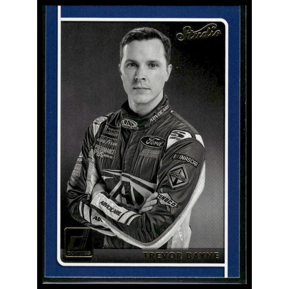 2018 Panini Donruss Studio Trevor Bayne #S7 Roush Fenway Racing Near Mint Racing Card