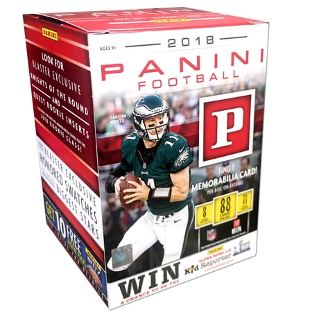 2018 Panini NFL Football Value Box Trading Cards- Featuring Carson Wentz