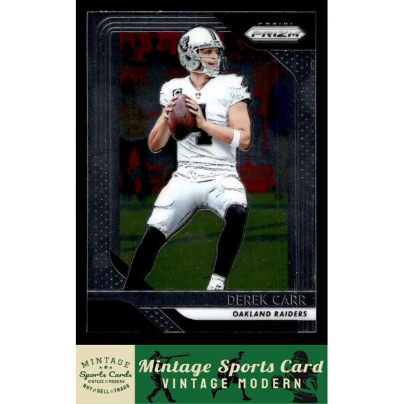 2018 Panini Prizm Derek Carr #45 Oakland Raiders NM/MT Football Card