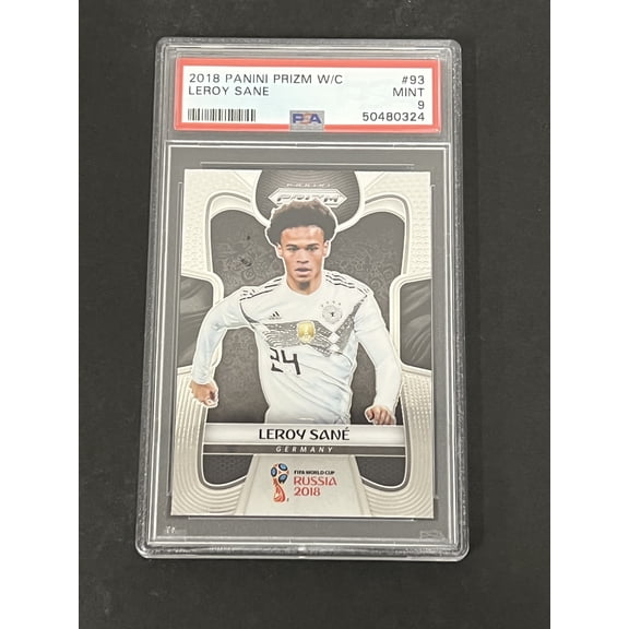 2018 Panini Prizm World Cup Leroy Sane #93 PSA 9