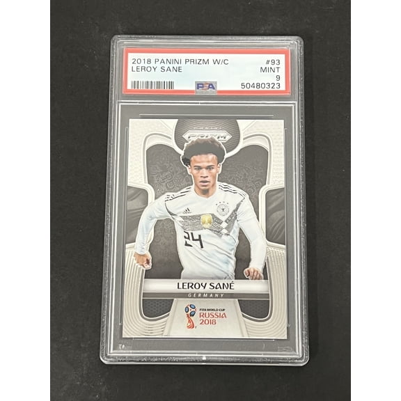 2018 Panini Prizm World Cup Leroy Sane #93 PSA 9