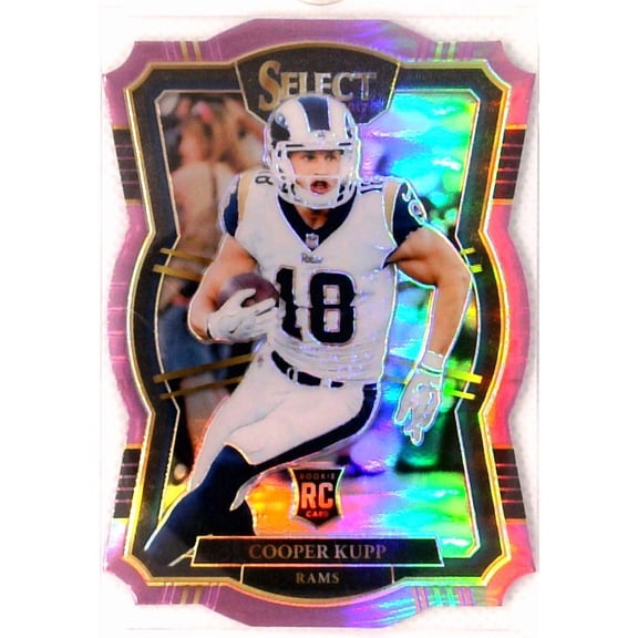 2018 Panini Select Football Cooper Kupp RC Purple Prizm /75 Trading Card #170 Los Angeles Rams Los Angeles Rams NFL Football Trading Card